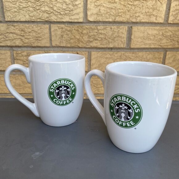Starbucks Other - 2008 Starbucks Coffee White Mug Cup Green Siren Mermaid Retired Logo 10.2 oz